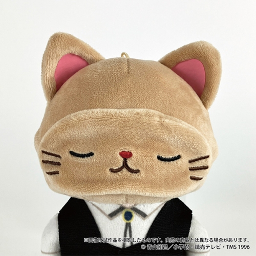 グッズ-キーホルダー】名探偵コナン withCAT アイマスク付きぬいぐるみ 