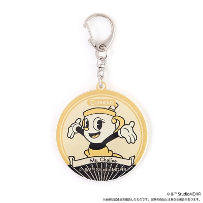 【グッズ-キーホルダー】Cuphead 【Space A la mode】アクリルキーホルダー/チャリス