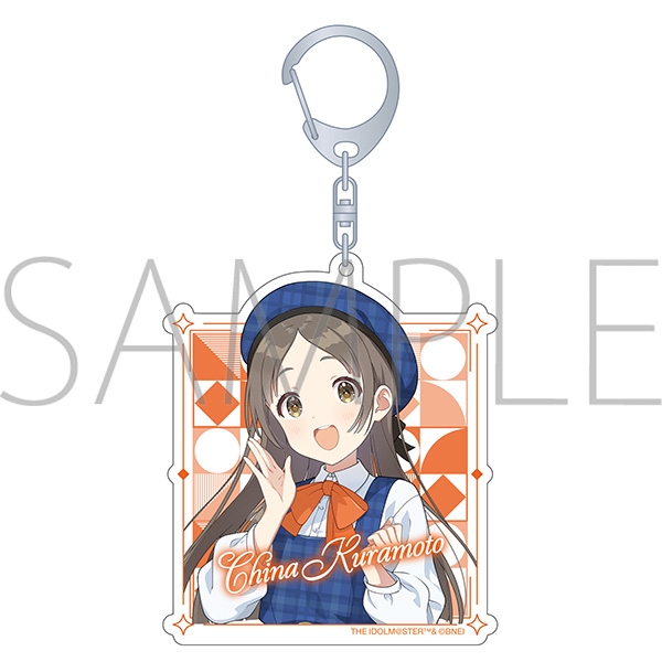 【グッズ-キーホルダー】学園アイドルマスター ラメアクリルキーホルダー/倉本 千奈