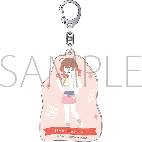 学園アイドルマスター アクリルキーホルダー 花海佑芽 ゆるパレット