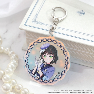 【グッズ-キーホルダー】ラブライブ!蓮ノ空女学院スクールアイドルクラブ オーロラアクリルキーホルダー/百生 吟子