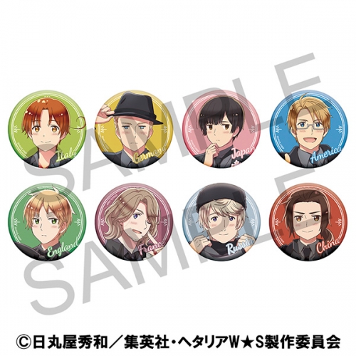 グッズ-バッチ】ヘタリア World☆Stars キャラバッジコレクション 
