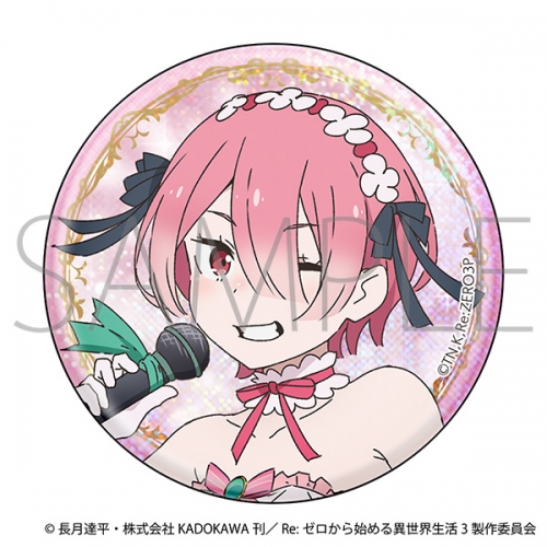 グッズ-バッチ】Re：ゼロから始める異世界生活 グリッター缶バッジ  