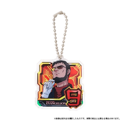 【グッズ-キーホルダー】エヴァンゲリオン アクリルキーホルダー/通常図柄(9・碇ゲンドウ)