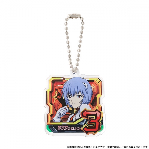 グッズ-キーホルダー】エヴァンゲリオン アクリルキーホルダー3個 