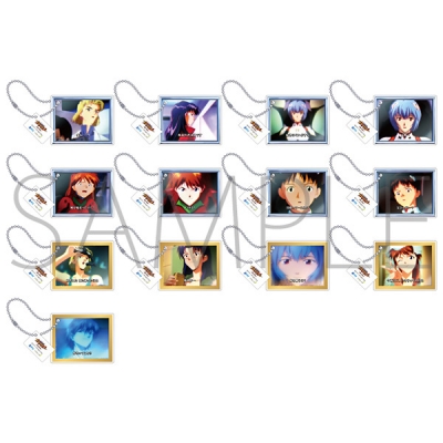 【グッズ-キーホルダー】エヴァンゲリオン アクリルキーホルダーコレクション/ステップアップ予告 Vol.1(全13種)