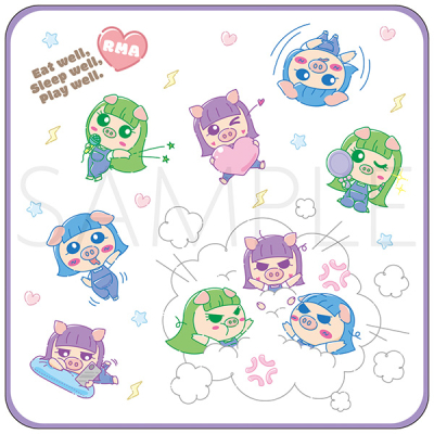 【グッズ-タオル】ろこまこあこ ミニタオル