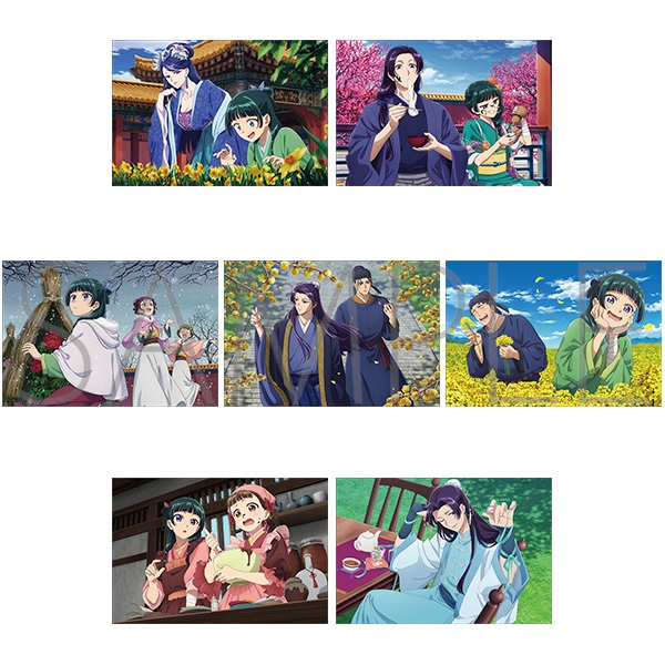 【グッズ-ポストカード】薬屋のひとりごと ポストカードセットvol.2（水仙、正月、寒牡丹、蝋梅、菜の花、バレンタイン、ホワイトデー）