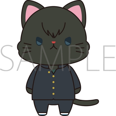 【グッズ-キーホルダー】3年Z組銀八先生 withCAT アイマスク付きぬいぐるみキーホルダー/土方十四郎