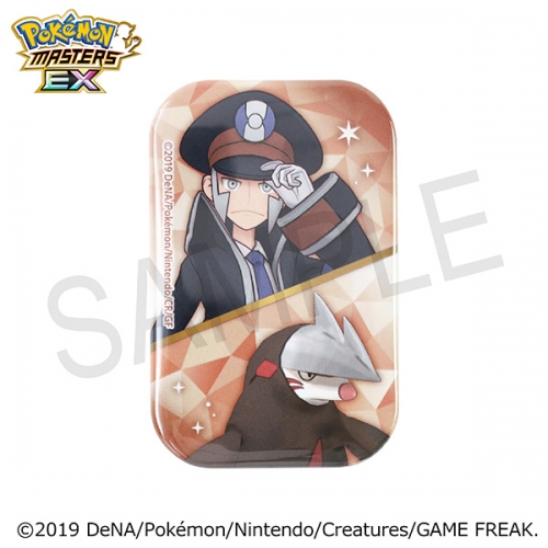 グッズ-バッチ】『ポケモンマスターズ EX』 スクエア缶バッジ/ノボリ 
