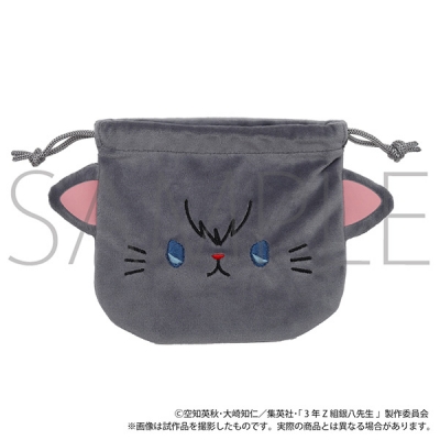 【グッズ-巾着】3年Z組銀八先生 withCAT お顔巾着/土方十四郎