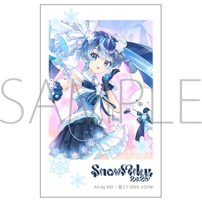 【グッズ-ブロマイド】初音ミクシリーズ チェキプリント/SNOW MIKU 2025 B 雪ミク Art by KEI