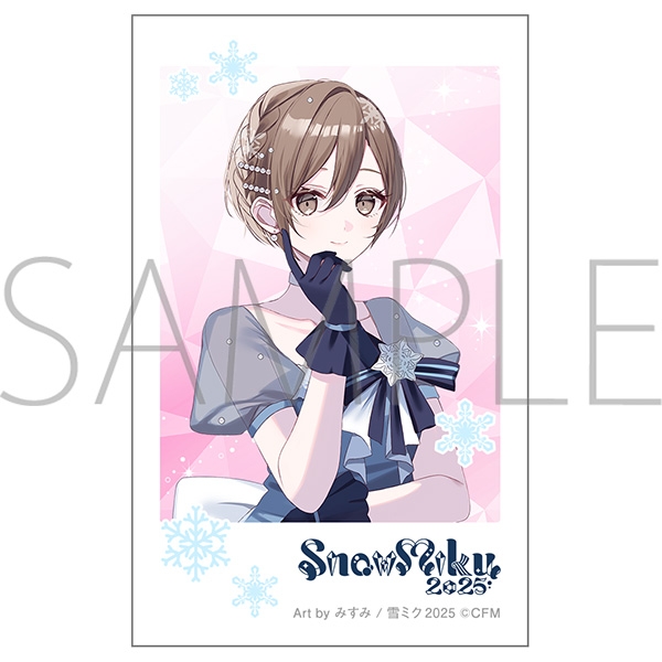 【グッズ-ブロマイド】初音ミクシリーズ チェキプリント／SNOW MIKU 2025　I　MEIKO Art by みすみ