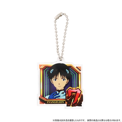 【グッズ-キーホルダー】エヴァンゲリオン アクリルキーホルダー/通常図柄(7・碇シンジ)、ぱちんこシン・エヴァンゲリオン