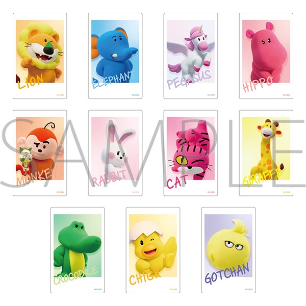 【グッズ-カード】オリジナル たべっ子どうぶつ THE MOVIE　クリアフォトカードコレクション