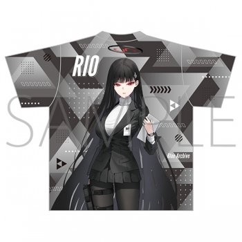 グッズ-Tシャツ】ブルーアーカイブ フルグラフィックTシャツ/リオ 