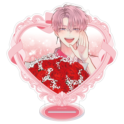 【グッズ-スタンドポップ】多聞くん今どっち!? ハート型アクリルスタンド/福原多聞