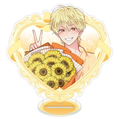 【グッズ-スタンドポップ】多聞くん今どっち!? ハート型アクリルスタンド/石橋ナツキ