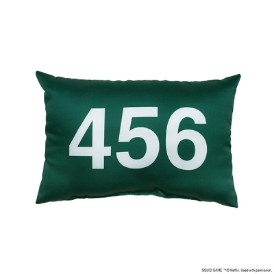 【グッズ-クッション】イカゲーム2 ゼッケンクッション/456