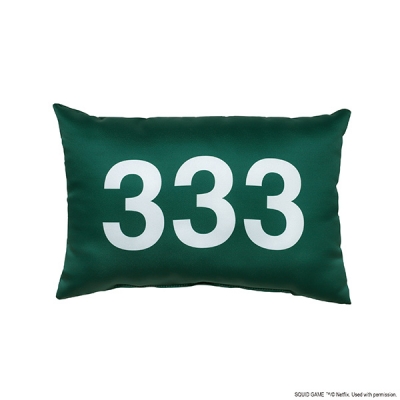 【グッズ-クッション】イカゲーム2 ゼッケンクッション/333