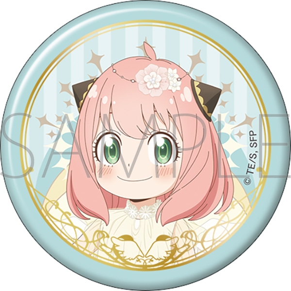 【グッズ-バッチ】SPY×FAMILY 箔押し缶バッジ/アーニャ・フォージャー(天使)