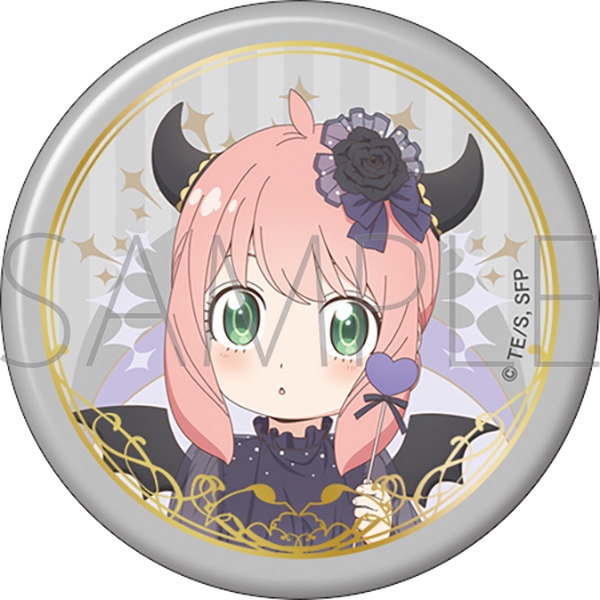 【グッズ-バッチ】SPY×FAMILY 箔押し缶バッジ/アーニャ・フォージャー(悪魔)