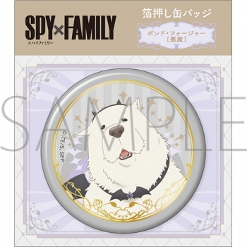 グッズ-バッチ】SPY×FAMILY 箔押し缶バッジ/ボンド・フォージャー 