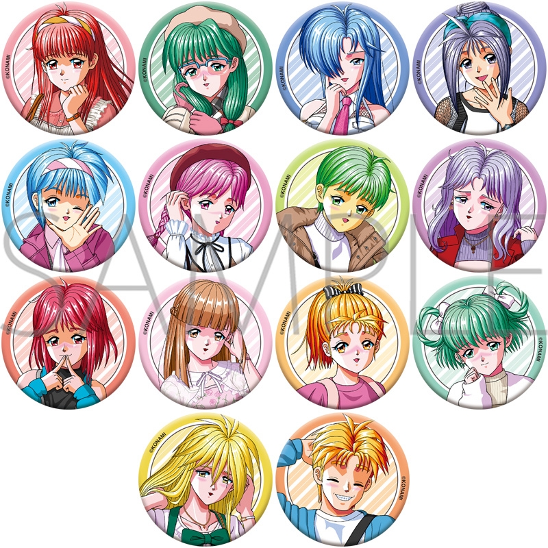 【グッズ-バッチ】ときめきメモリアル キャラバッジコレクション