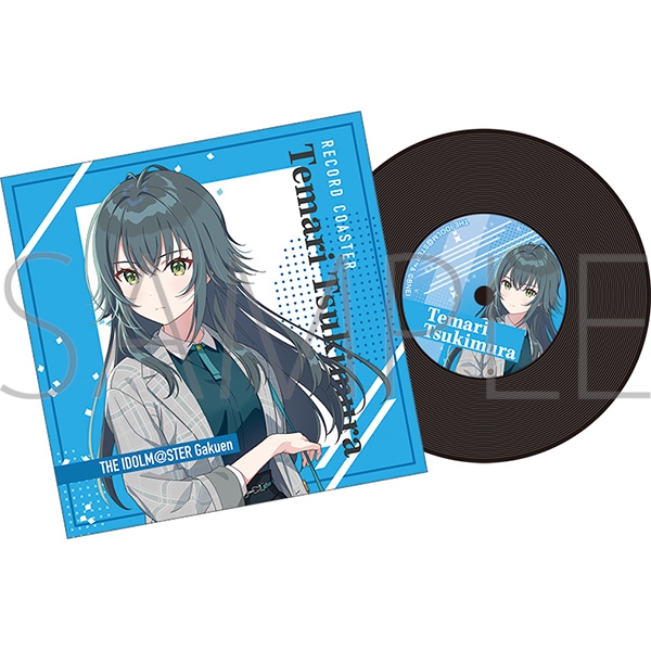 【グッズ-コースター】学園アイドルマスター レコード風コースター/月村手毬