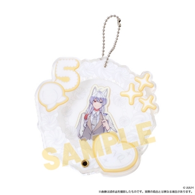 【グッズ-カバーホルダー】カラフルピーチ  Premium Peach Party! ケーキ風缶バッジケース(どぬく Ver.)