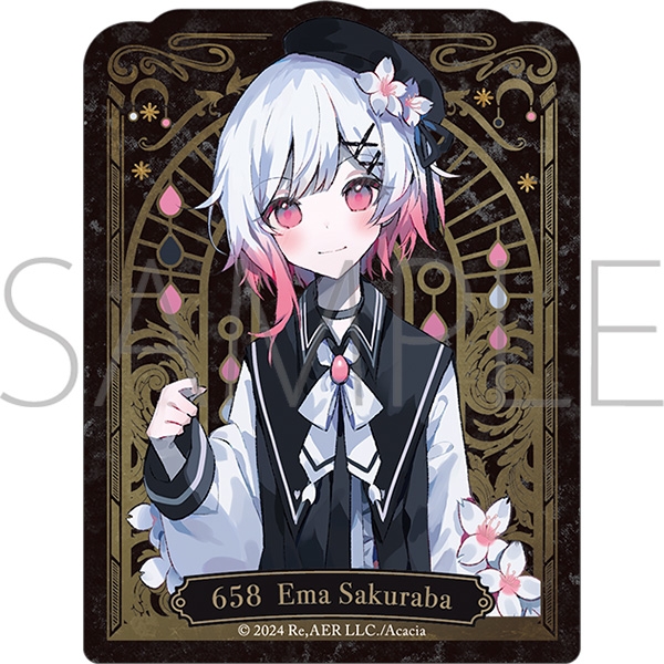 【グッズ-ステッカー】魔法少女ノ魔女裁判 ステッカー/桜羽エマ