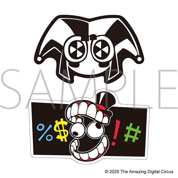 【グッズ-ステッカー】The Amazing Digital Circus ビッグステッカーセット