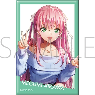 【グッズ-バッチ】ヘブンバーンズレッド スクエア缶バッジ/逢川めぐみ