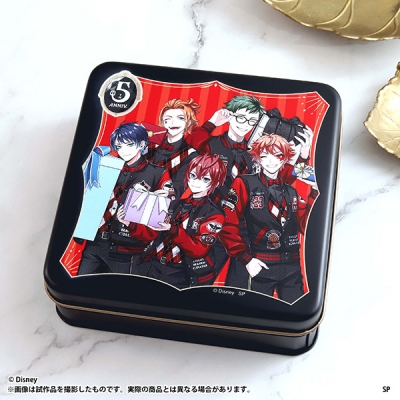 【グッズ-タオル】ディズニー ツイステッドワンダーランド 缶入りハンドタオル/5th Anniversary ver. ハーツラビュル寮
