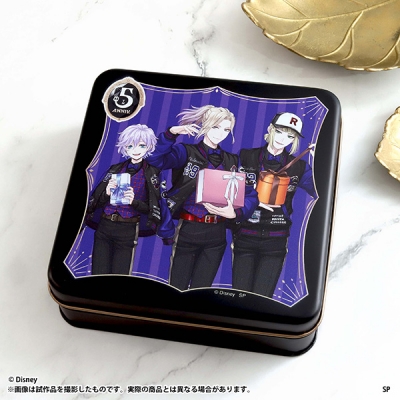 【グッズ-タオル】ディズニー ツイステッドワンダーランド 缶入りハンドタオル/5th Anniversary ver. ポムフィオーレ寮