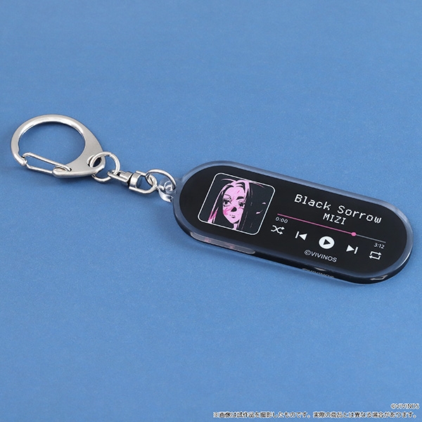 【グッズ-キーホルダー】ALIEN STAGE 音楽プレイヤー風アクリルキーホルダー／MIZI ミジ
