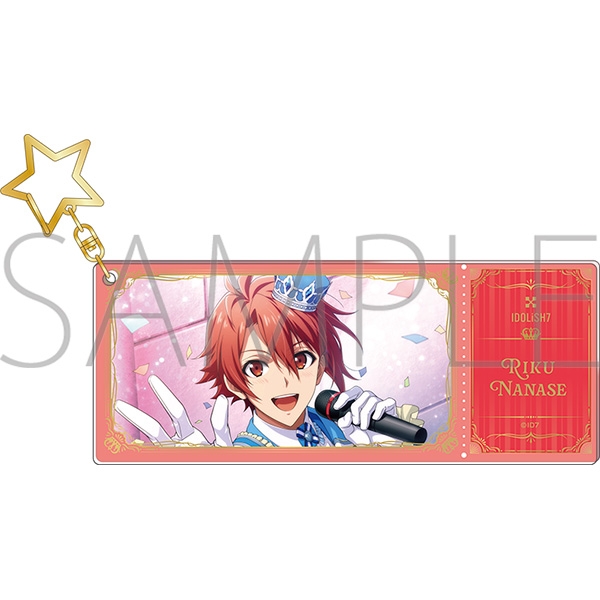 【グッズ-キーホルダー】アイドリッシュセブン アクリルチケットキーホルダー／七瀬 陸　IDOL STAR LIVE 2023
