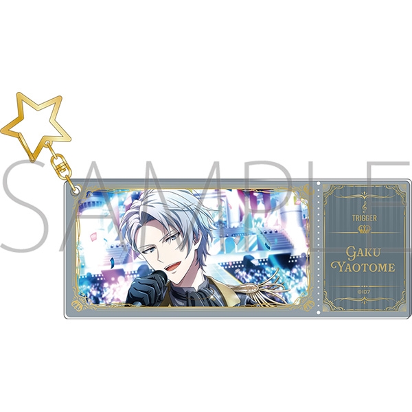 【グッズ-キーホルダー】アイドリッシュセブン アクリルチケットキーホルダー／八乙女 楽　IDOL STAR LIVE 2023