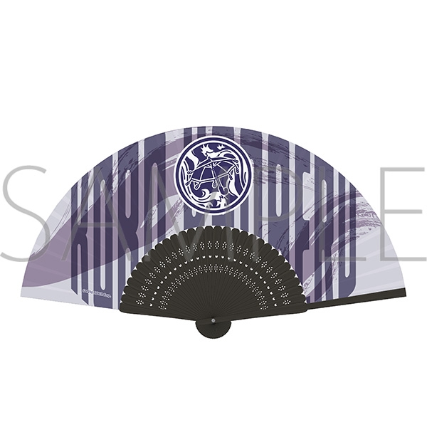 【グッズ-扇子】ホロライブ 扇子／墨彩の宴ver.　こぼ・かなえる