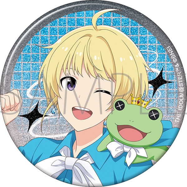 【グッズ-バッチ】アイドルマスター SideM グリッター缶バッジ／ピエール　サマーマーケット