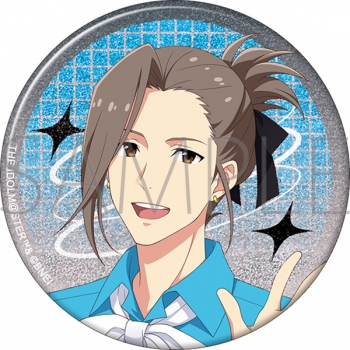 グッズ-バッチ】アイドルマスター SideM グリッター缶バッジ／渡辺 