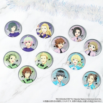 グッズ-バッチ】アイドルマスター SideM グリッター缶バッジ／渡辺 