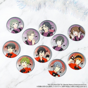 グッズ-バッチ】アイドルマスター SideM グリッター缶バッジ／水嶋咲 