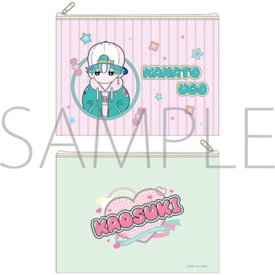【グッズ-ポーチ】顔だけじゃ好きになりません フラットポーチ