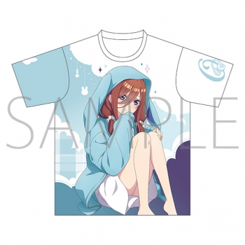 グッズ-Tシャツ】五等分の花嫁＊ フルグラフィックTシャツ／中野三玖 