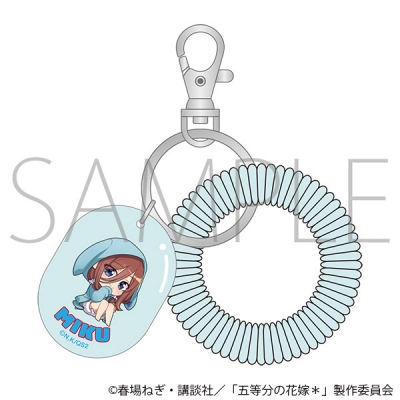 【グッズ-キーホルダー】五等分の花嫁* ロッカーキー風キーホルダー/中野三玖