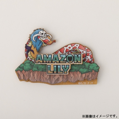 【グッズ-マグネット】ONE PIECE スーベニア マグネット/女ヶ島アマゾン・リリー編