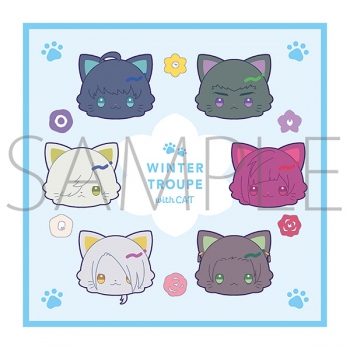 グッズ-タオル】A3! withCAT illustration Ver. ハンドタオル／冬組 