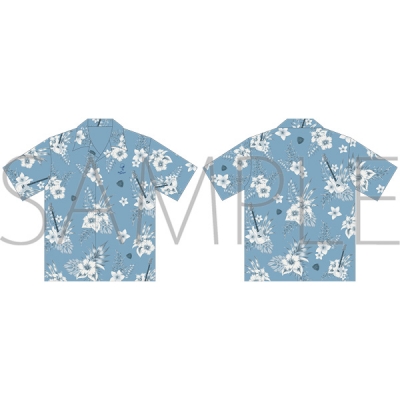 【グッズ-Tシャツ】ぼっち・ざ・ろっく! アロハシャツ/山田リョウ