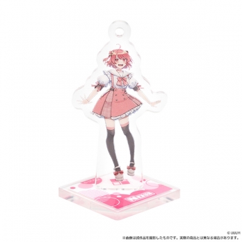 グッズ-キーホルダー】カラフルピーチ アクリルスタンドキーホルダー